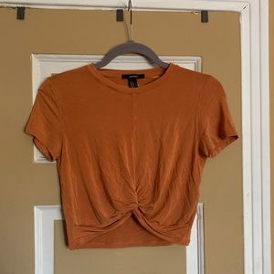Burnt orange Crop top
